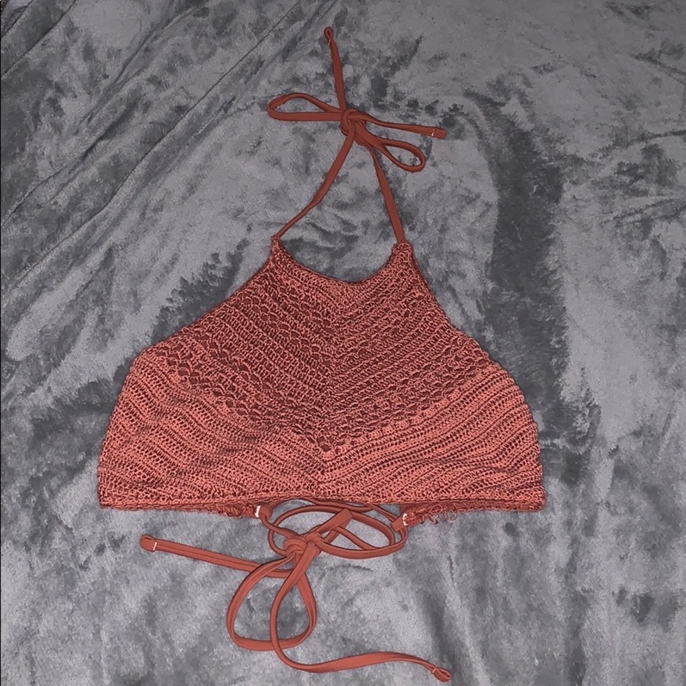 ÏKA-KÜL — burnt orange bikini/halter top
